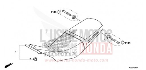 SITZ CRF250LF de 2015