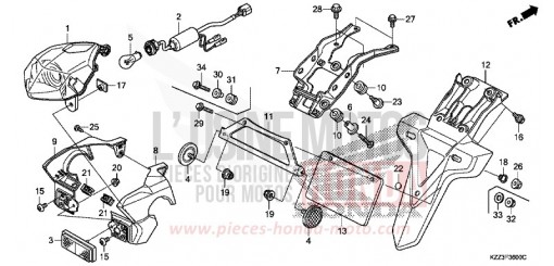 HECKLEUCHTE CRF250LF de 2015
