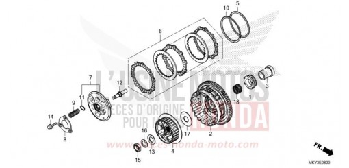 KUPPLUNG CB650RAN de 2022