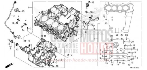 KURBELGEHAEUSE CB650RAN de 2022