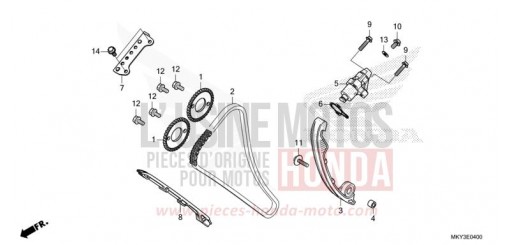 NOCKENWELLENKETTE/SPANNVORRICHTUNG CB650RAN de 2022