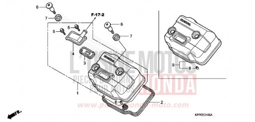 ZYLINDERKOPFDECKEL CBR125RS6 de 2006