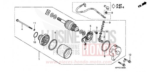 ANLASSER CBR125RS6 de 2006