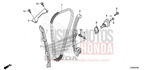 NOCKENWELLENKETTE/SPANNVORRICHTUNG CRF250LAH de 2017