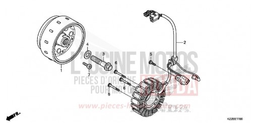 GENERATOR CRF250LAH de 2017