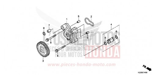 OELPUMPE CRF250LAH de 2017