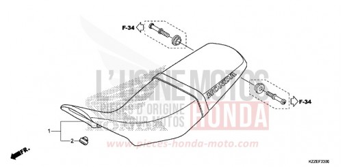 SITZ CRF250LAH de 2017