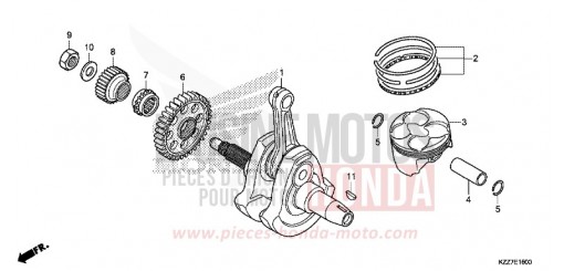 VILEBREQUIN/PISTON CRF250LAK de 2019