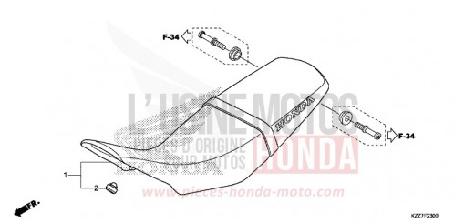 SITZ CRF250LAK de 2019