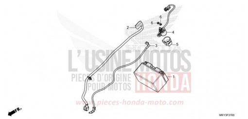 BATTERIE CB650RAN de 2022