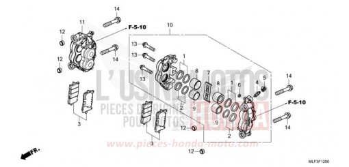 VORDERRAD-BREMSSATTEL NT1100AN de 2022