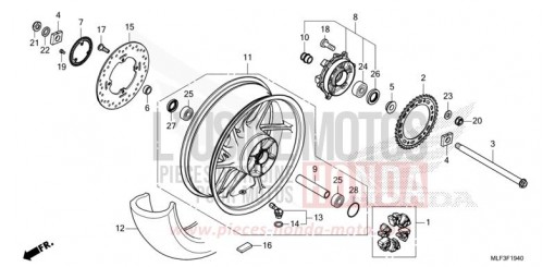 HINTERRAD NT1100AN de 2022