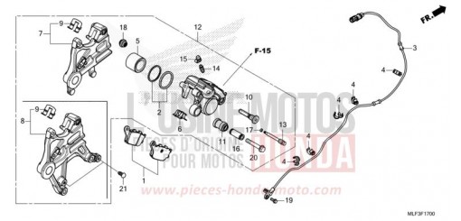 HINTERRAD-BREMSSATTEL NT1100DN de 2022