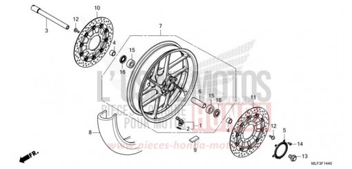 VORDERRAD NT1100DN de 2022