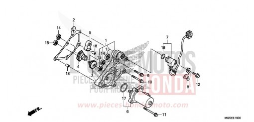 DEMULTIPLICATEUR NC700SDD de 2013