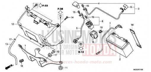 BATTERIE NC700XDD de 2013