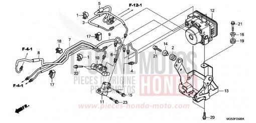 ABS-MODULATOR NC700XAD de 2013