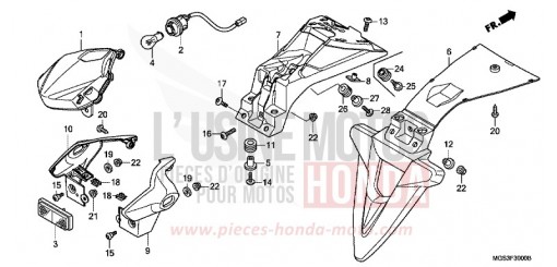 HECKLEUCHTE NC700XAD de 2013