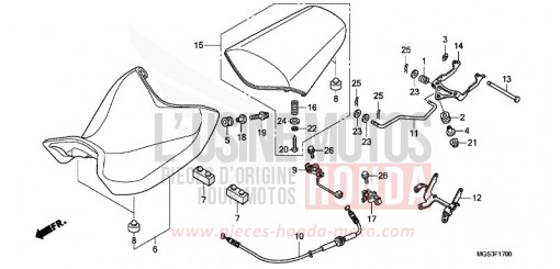 SITZ NC700XAD de 2013