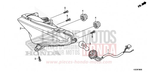 HECKLEUCHTE CBR300RF de 2015