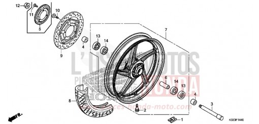 VORDERRAD CBR300RF de 2015