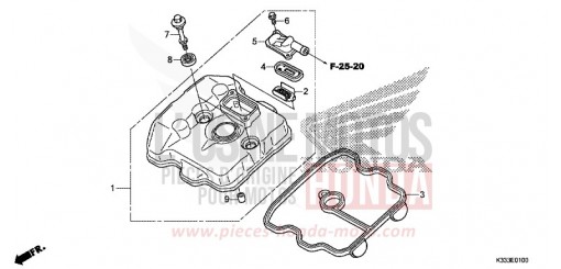 ZYLINDERKOPFDECKEL CBR300RAF de 2015