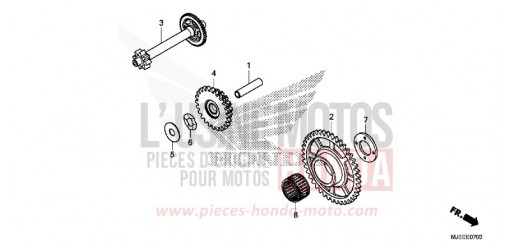 ANLASSER-ANTRIEBSZAHNRAD CB650FAE de 2014