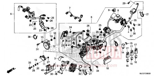 KABELBAUM CB650FAE de 2014