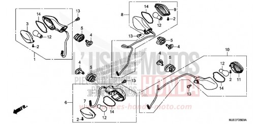 BLINKER CB650FAE de 2014