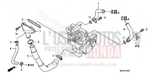 WASSERROHR CB1300SA7 de 2007