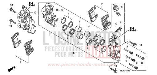 VORDERRAD-BREMSSATTEL CB1300SA7 de 2007
