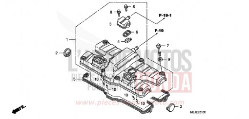 ZYLINDERKOPFDECKEL CB1300SA7 de 2007
