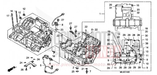 KURBELGEHAEUSE CB1300SA7 de 2007