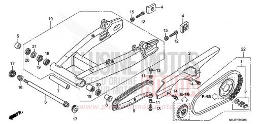 SCHWINGE/KETTENGEHAEUSE CB1300SA7 de 2007