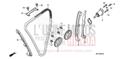 NOCKENWELLENKETTE/SPANNVORRICHTUNG CB1300SA8 de 2008