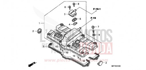 ZYLINDERKOPFDECKEL CB1300SA8 de 2008