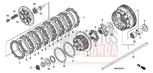 KUPPLUNG CB1300SA8 de 2008