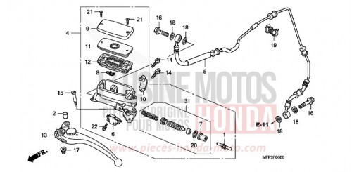 HAUPTKUPPLUNGSZYLINDER CB1300SA8 de 2008