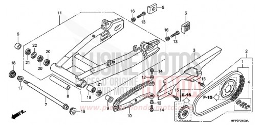 SCHWINGE/KETTENGEHAEUSE CB1300SA9 de 2009