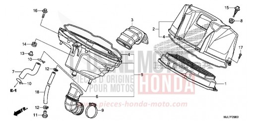 LUFTFILTER NC750DE de 2014