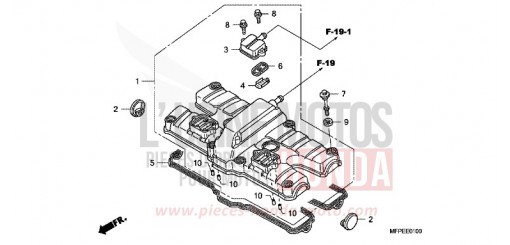ZYLINDERKOPFDECKEL CB1300SAA de 2010