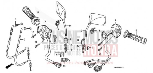 SCHALTER/KABEL CB1300SAA de 2010
