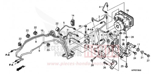 ABS-MODULATOR CB1300SAA de 2010