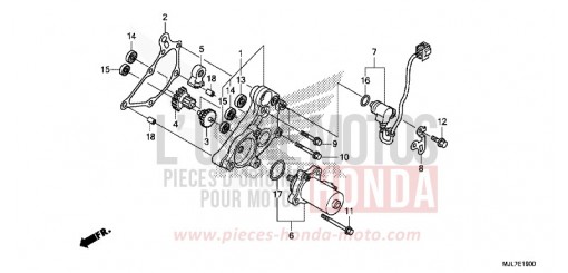 REDUZIERGETRIEBE NC750DE de 2014