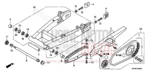 SCHWINGE/KETTENGEHAEUSE CB1300SAA de 2010