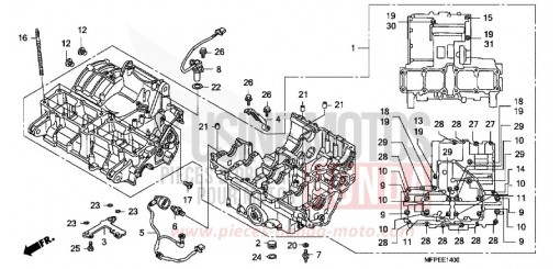 KURBELGEHAEUSE CB1300SAA de 2010