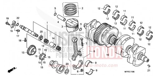 KURBELWELLE/KOLBEN CB1300SAA de 2010