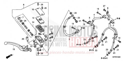 VORDERRADBREMSE CB1300SAA de 2010