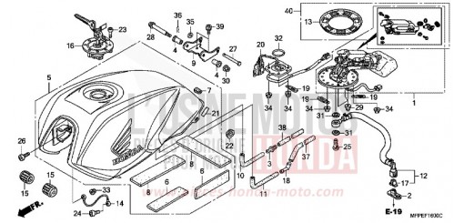 KRAFTSTOFFTANK CB1300SAA de 2010
