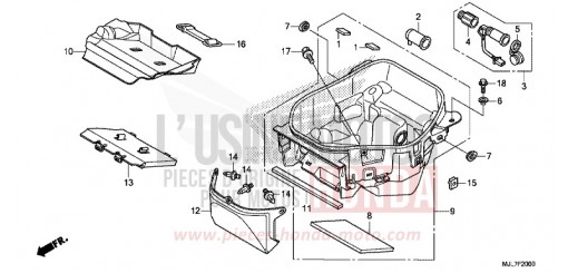 HANDGEPAECKFACH NC750DE de 2014